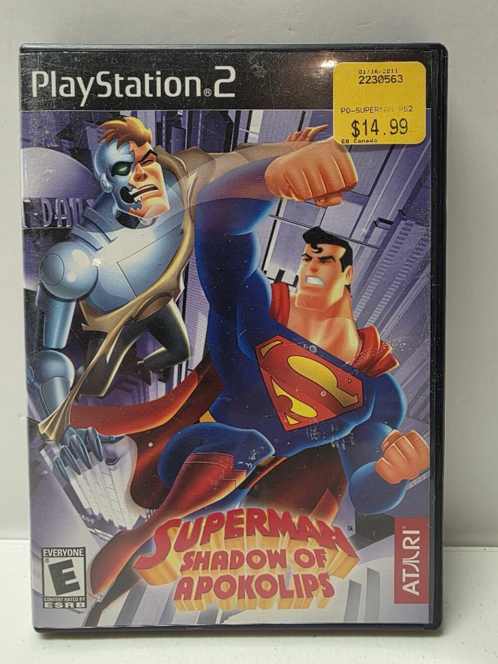 Superman Shadow of Apokolips PS2 PlayStation 2 Tested No Manual